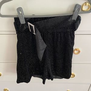 Black Zara sparkly shorts!